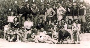 COLO AIN EL TURK LA MER ET LES PINS STAGE DES MONITEURS 1953 N03